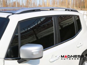 Jeep Renegade Door Trim - Side Window Molding Kit - Dark Chrome Jeep Renegade Door Trim - Side Window Molding Kit - Dark Chrome